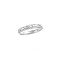Damenring mit elegantem geschwungenem Design und funkelnden Zirkonia Shop Nory