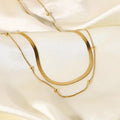Frauen Geschichtete Gold Halskette Shop Nory