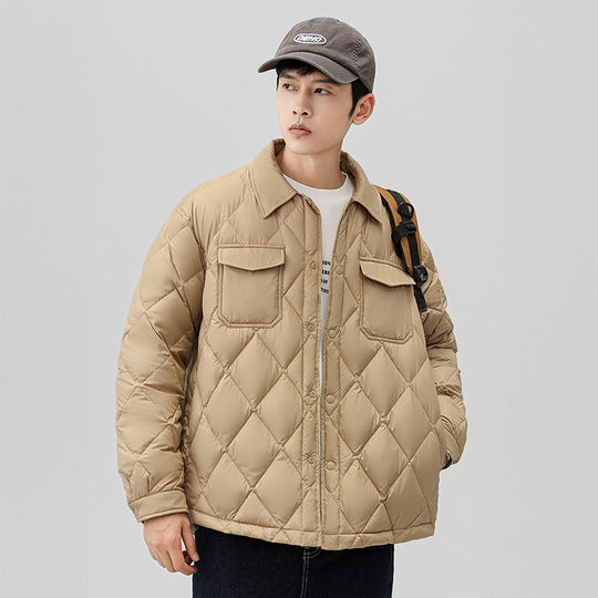 Herren Modische Steppjacke mit Taschen Shop Nory