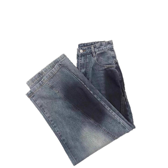 Damen Weitbeinige Destroyed Jeans Shop Nory