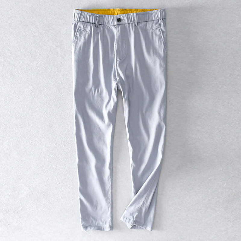 Herren Baumwoll-Chino mit Elastikbund und konischem Schnitt Shop Nory