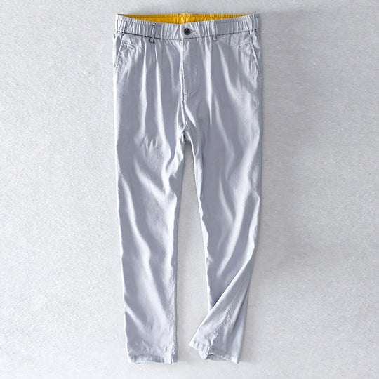 Herren Baumwoll-Chino mit Elastikbund und konischem Schnitt Shop Nory
