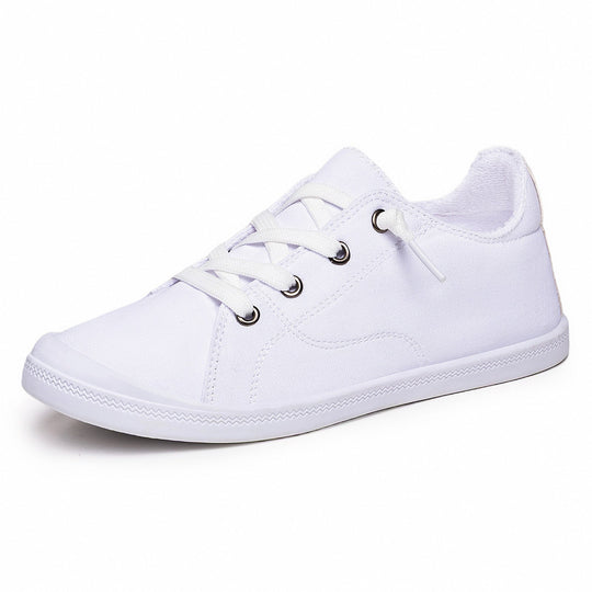 Damen Bequeme Canvas Sneakers mit atmungsaktiver Innensohle