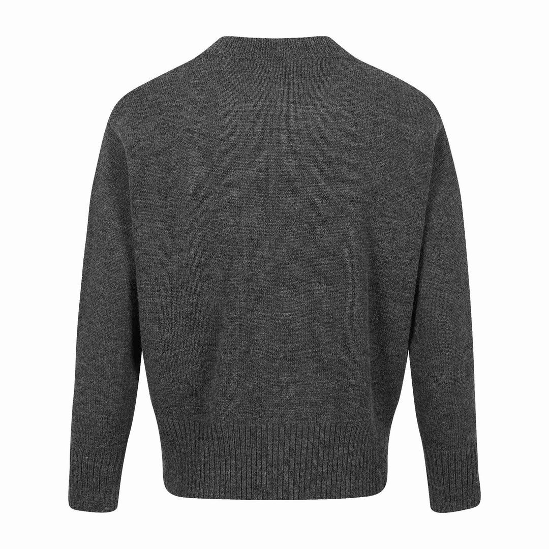 Herren Doppelt geknöpfte Strickcardigan mit Zopfmuster und Stehkragen Shop Nory