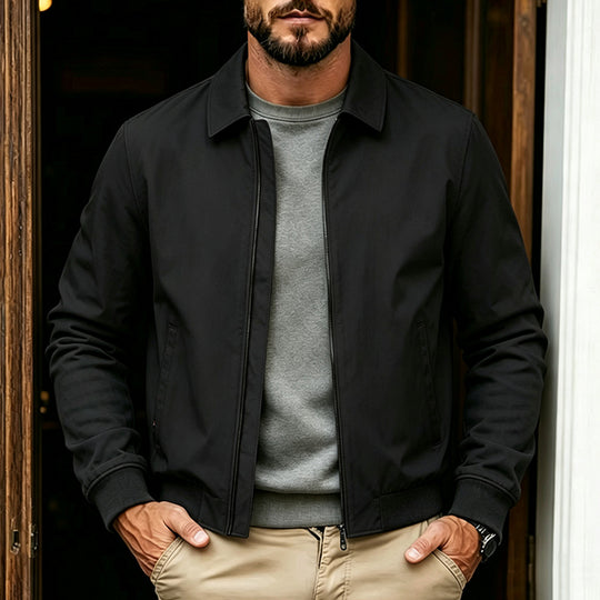 Herren Modische Freizeitjacke mit Stehkragen Shop Nory