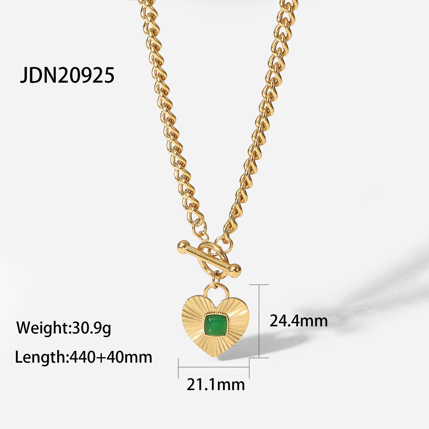 Damen Armkette mit herzförmigen Zirkonia-Anhängern Shop Nory
