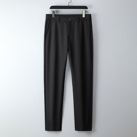 Herren Schmal geschnittene Anzughose aus Stretchtwill mit geradem Bein Shop Nory