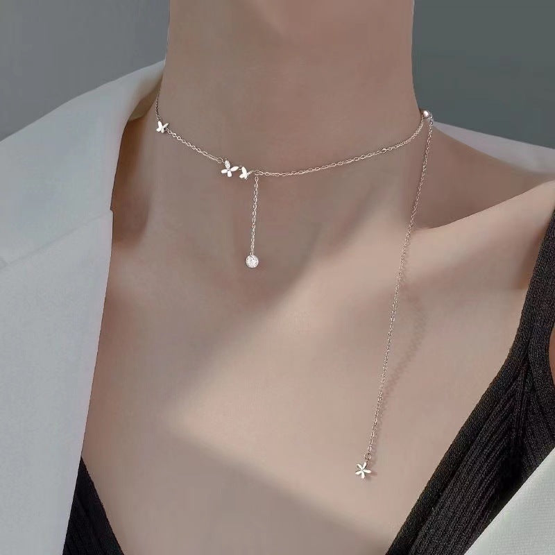Damen Choker-Halskette mit stilvollen Anhängern Shop Nory