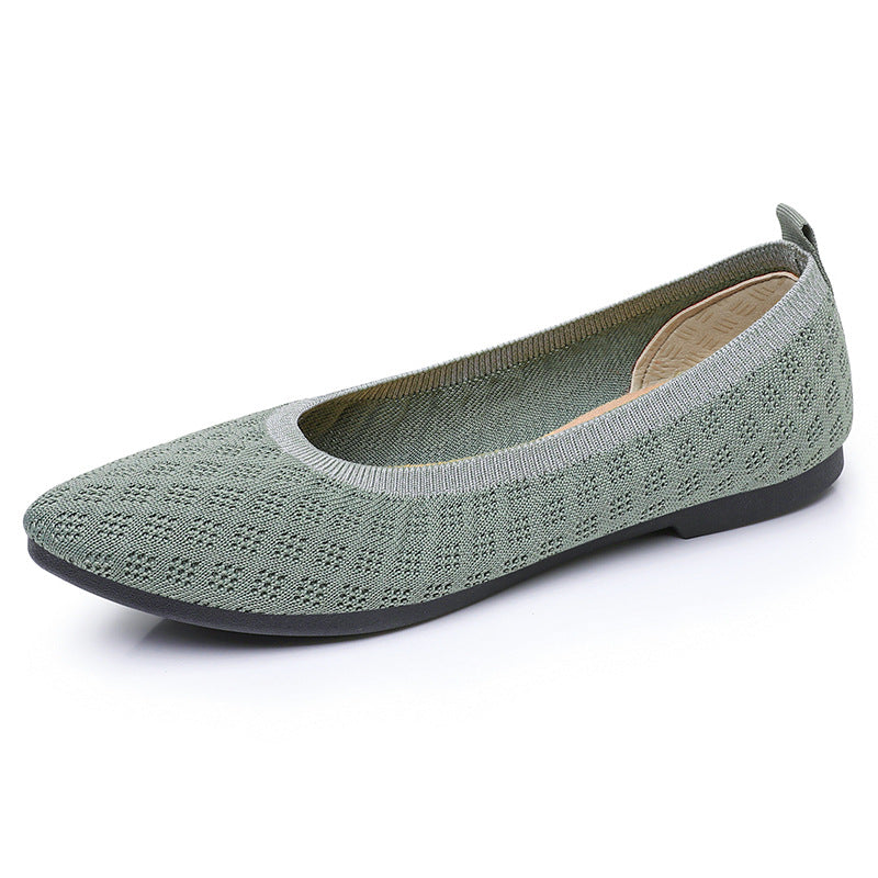 Damen Bequeme Strickschuhe