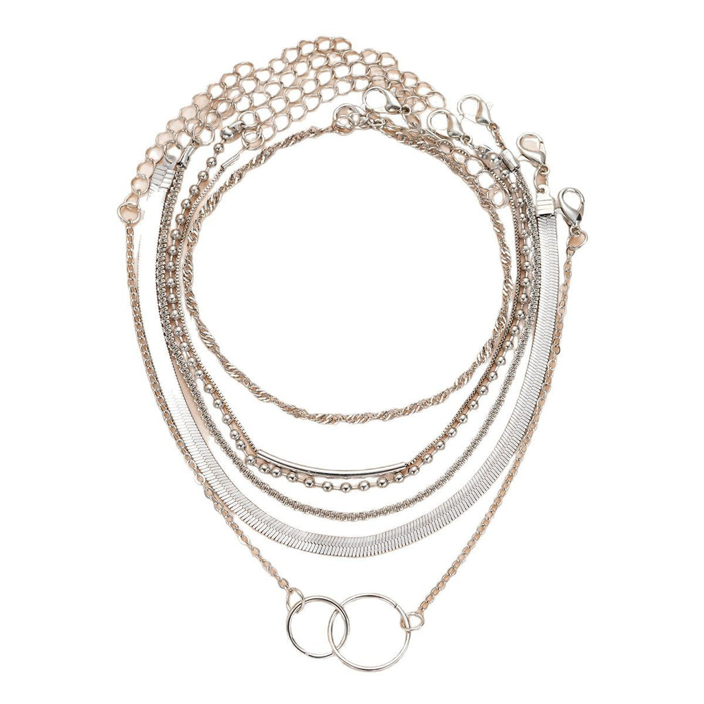 Damen Fußkettchen-Set mit eleganten, filigranen und abwechslungsreichen Designs Shop Nory