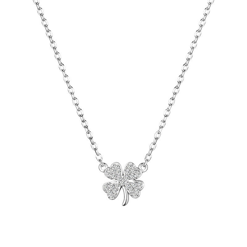 Halskette Mit Vierblättrigem Kleeblatt-Anhänger | Shop Nory