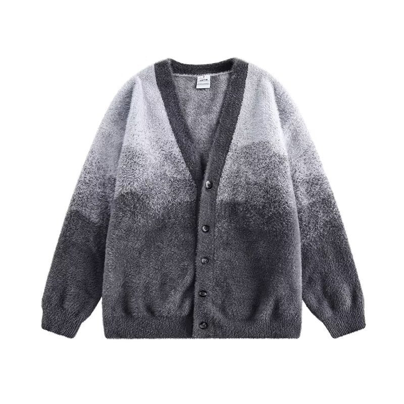 Damen Gemütliche Strickjacke mit Knopfleiste und V-Ausschnitt Shop Nory