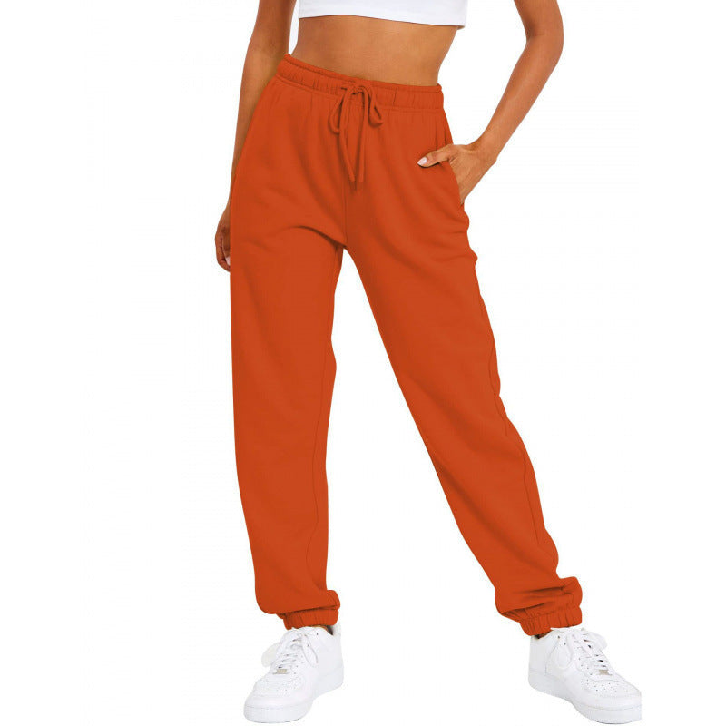 Damen nan locker sitzende Jogginghose mit hohem Komfortbund, verstellbarem Kordelzug und tiefen Seitentaschen Shop Nory