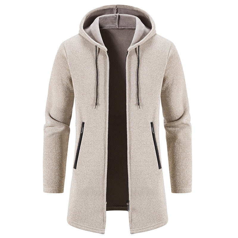Herren elegante Freizeitjacke mit praktischen Reißverschlusstaschen