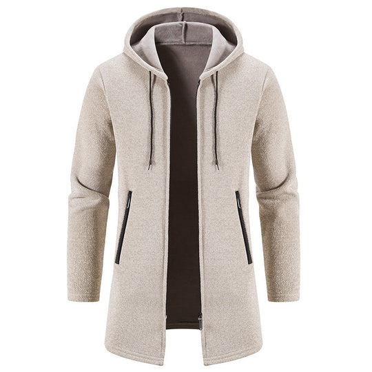 Herren elegante Freizeitjacke mit praktischen Reißverschlusstaschen