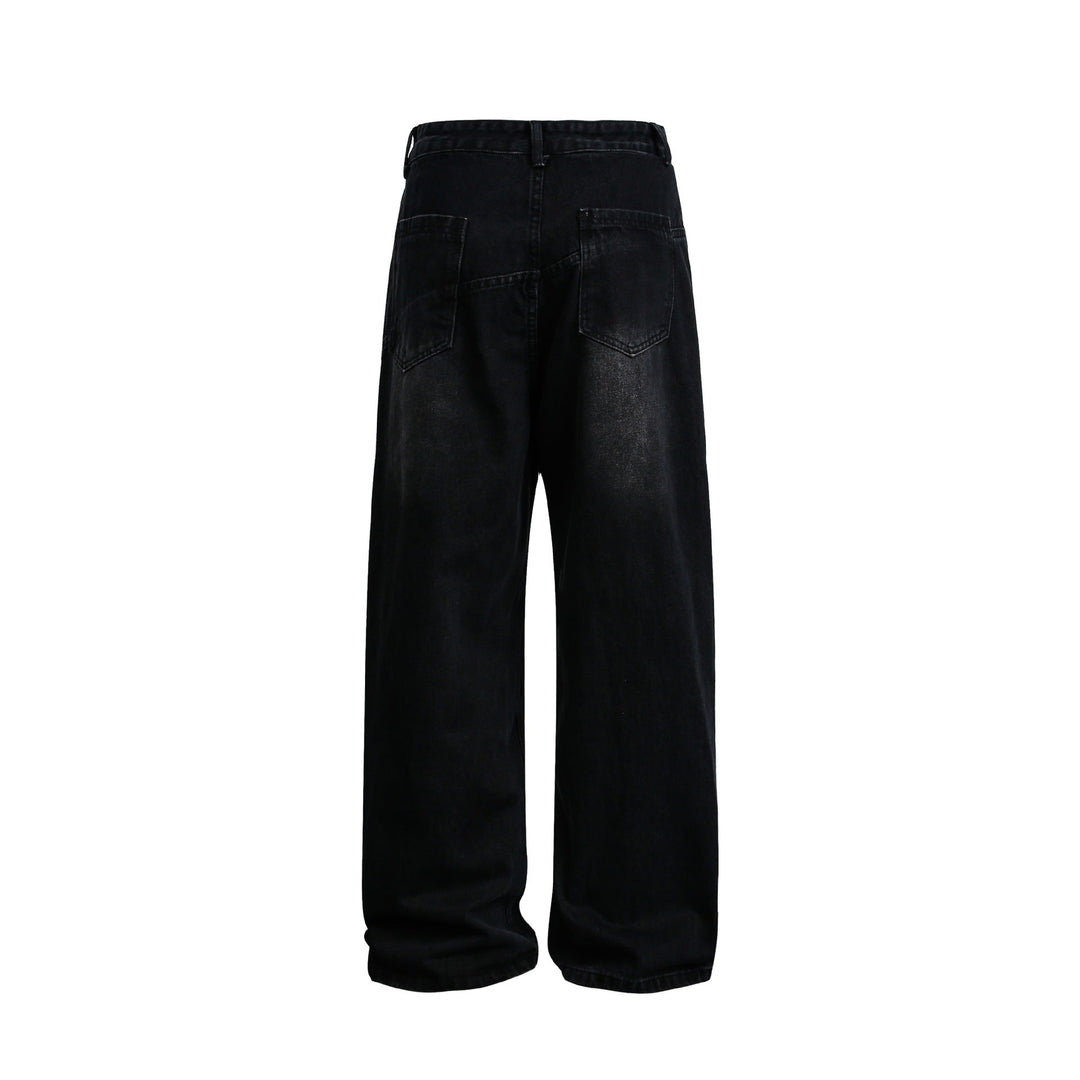 Damen Weite High‑Waist Jeans im Carpenter‑Style mit aufgesetzten Fronttaschen Shop Nory
