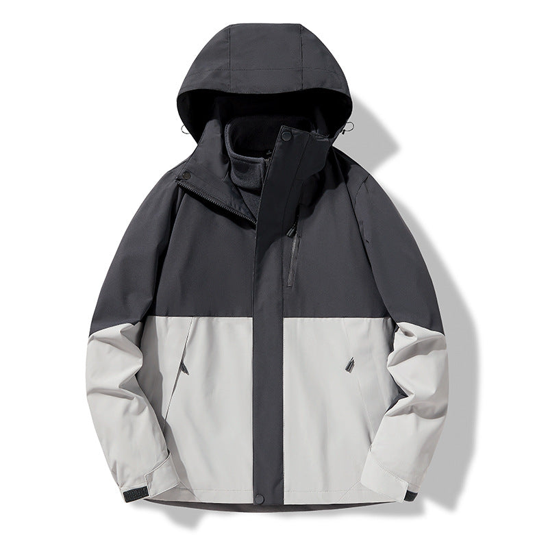 Herren Technische Outdoorjacke mit verstellbarem Kapuzendesign Shop Nory 1787797283