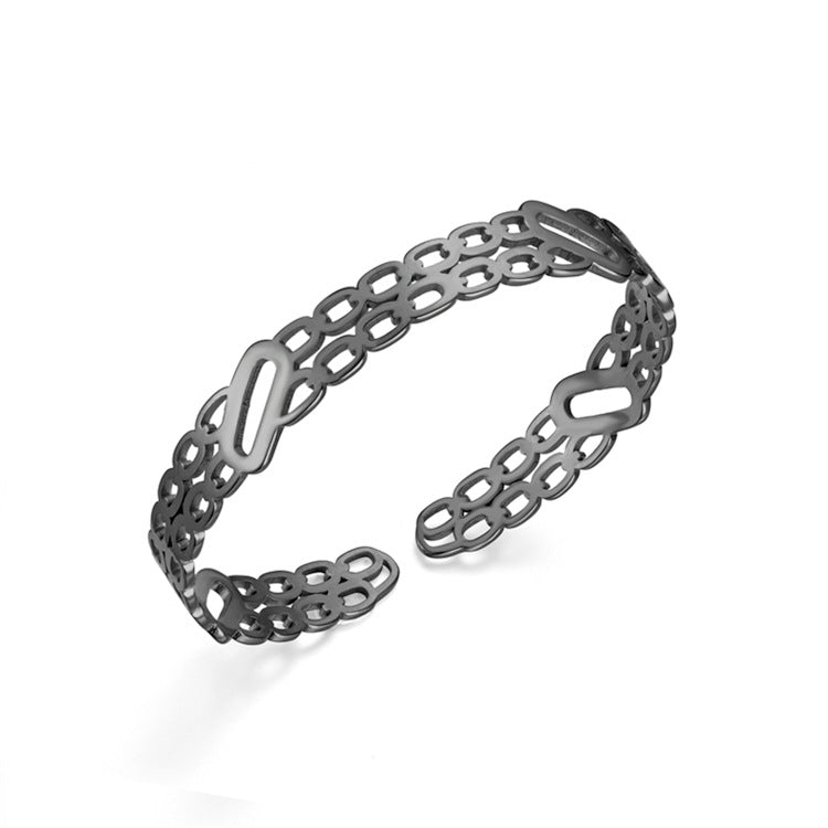 Damen Armreif mit elegantem, durchbrochenem Design Shop Nory