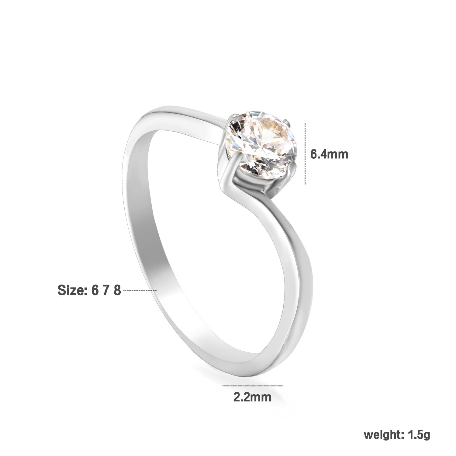 Damen Verstellbarer Ring mit einem eleganten türkisen Steindetail Shop Nory