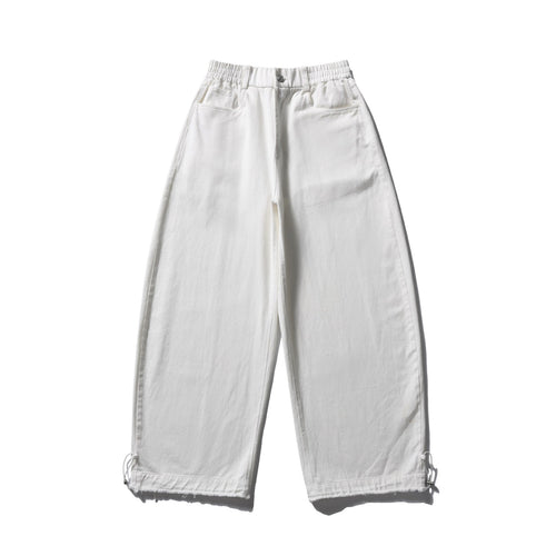 Damen Culotte-Hose im weiten Schnitt mit elastischem Bund und Kordelzug Shop Nory