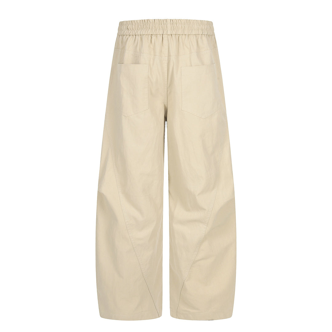 Damen Weite Culotte‑Hose mit elastischem Tunnelzugbund und großen Eingrifftaschen Shop Nory