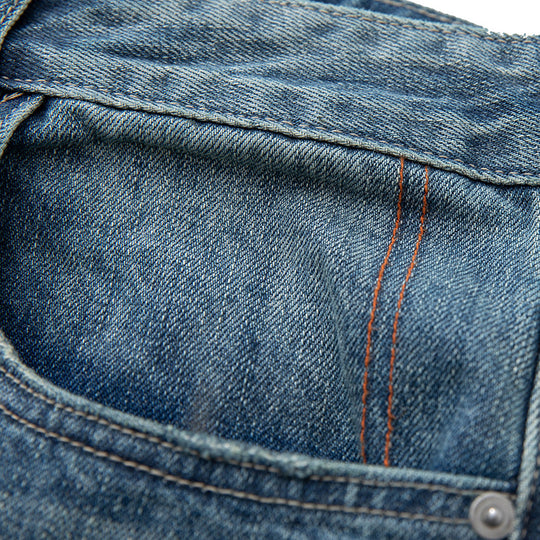 Damen Weite High‑Waist Relaxed Denim-Jeans mit Used‑Look Shop Nory