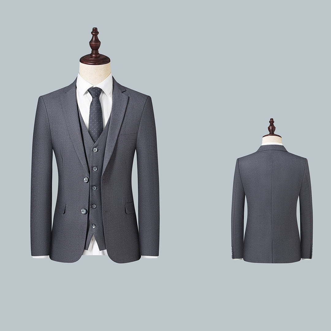 Herren Schlankes Einreihiges Business-Sakko mit Zwei-Knopf-Silhouette Shop Nory