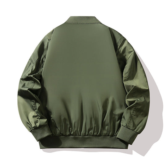 Herren Modische Bomberjacke mit leuchtendem Innenfutter Shop Nory
