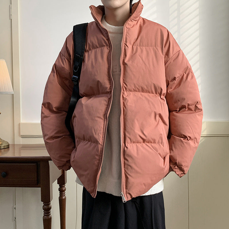 Unisex Oversize Steppjacke mit hohem Stehkragen und Thermofutter Shop Nory