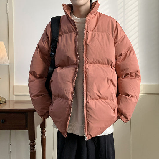 Unisex Oversize Steppjacke mit hohem Stehkragen und Thermofutter Shop Nory