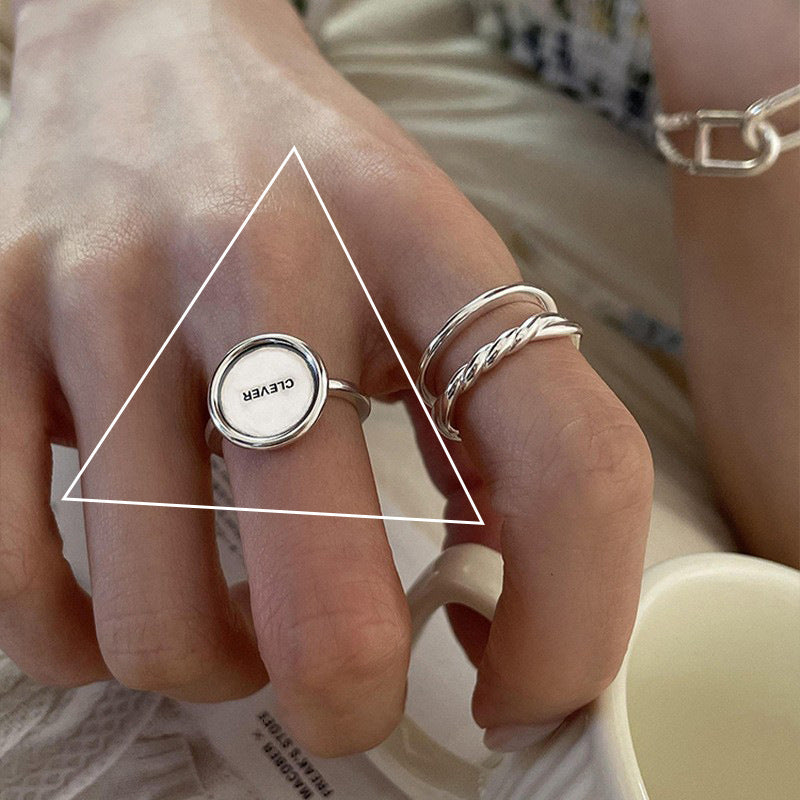 Damen filigraner und eleganter Ring mit gedrehtem Design Shop Nory