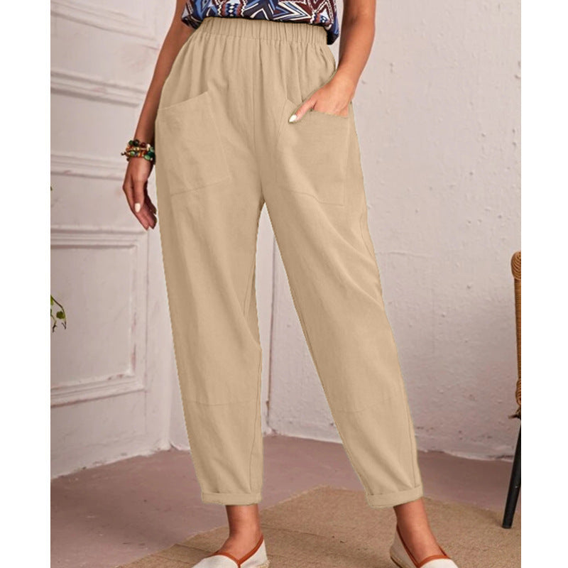Damen Komfortable und elegante Freizeithose Shopnory