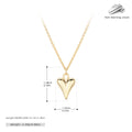 Damen Halskette mit herzförmigem Anhänger aus hochwertigem 925 Sterlingsilber Shop Nory