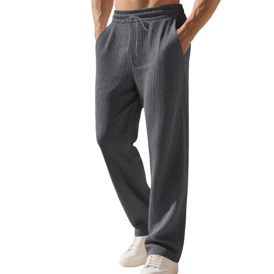 Herren Relaxed-Fit Strick-Jogginghose mit feiner Rippstruktur Shop Nory