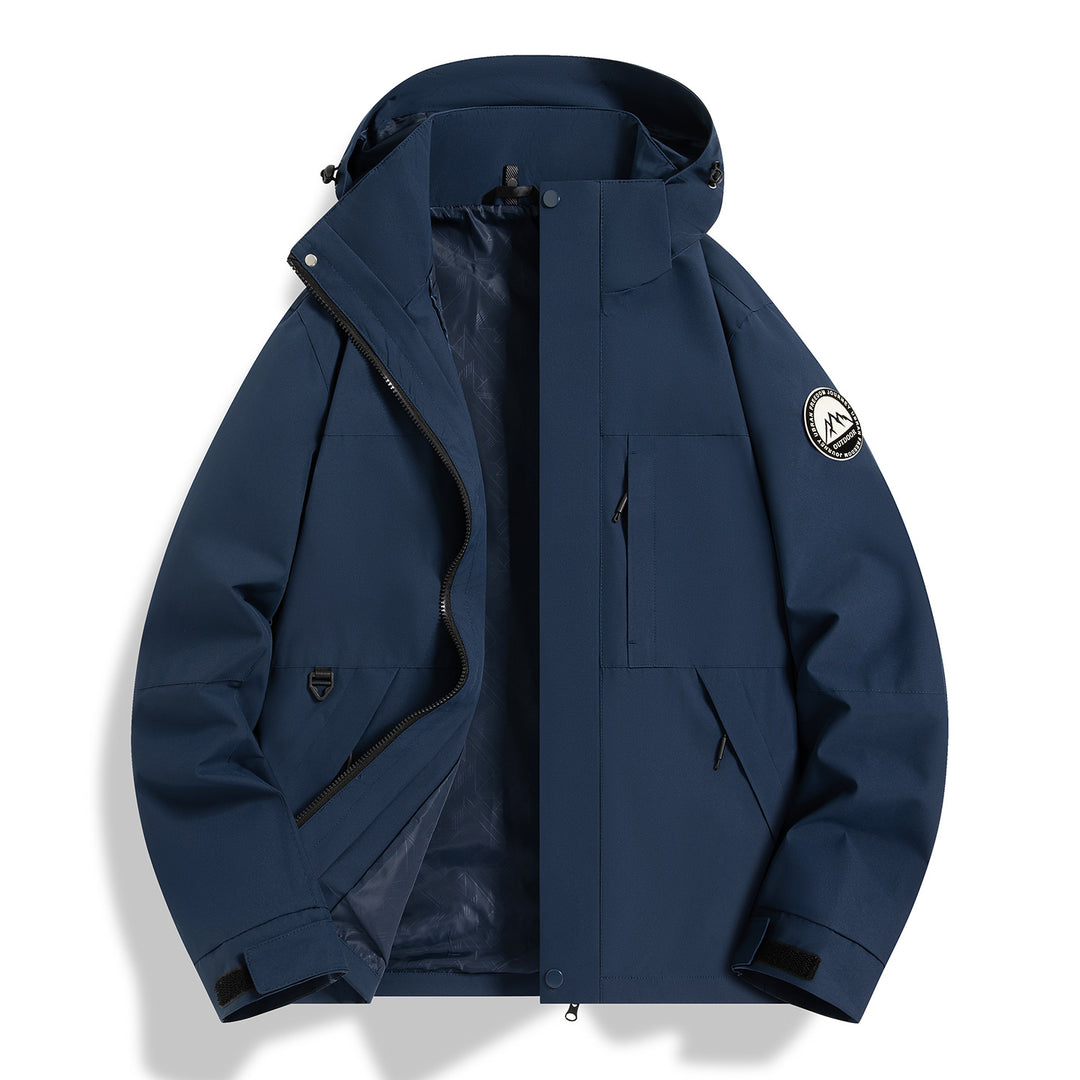 Damen Wasserfeste technische Kapuzenjacke mit verschweißten Nähten und verstellbaren Bündchen Shop Nory