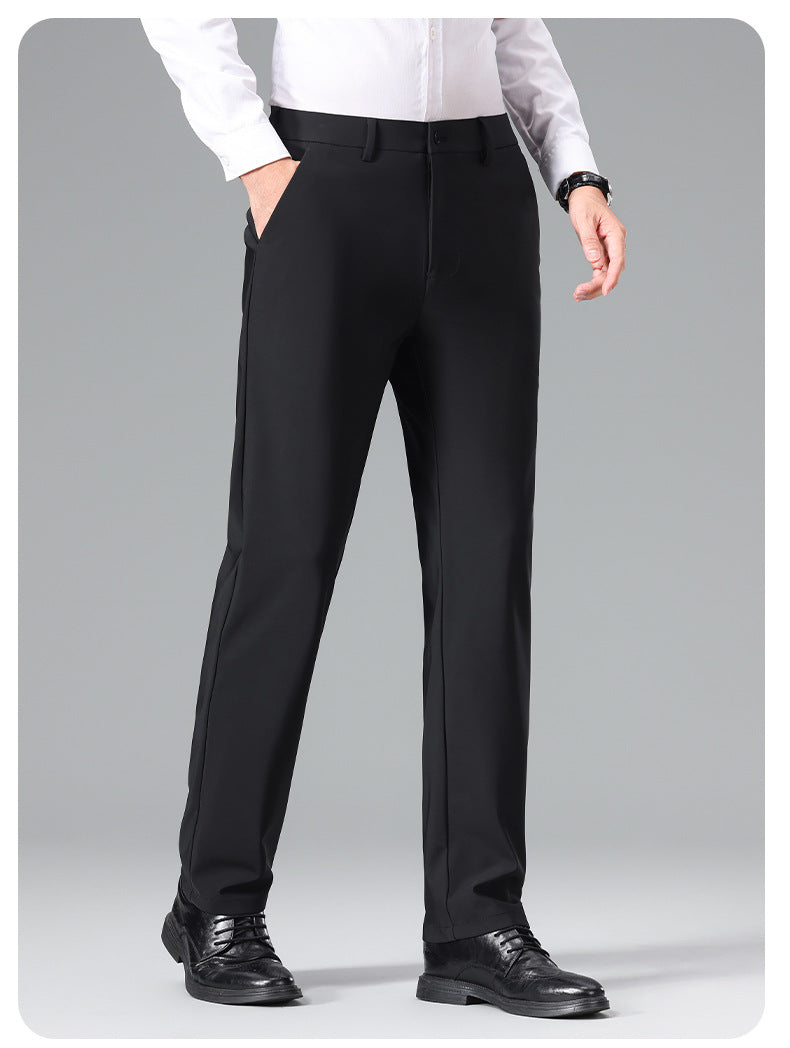 Herren Schlanke Business‑Stretchhose mit Bügelfalte und Komfortbund Shop Nory