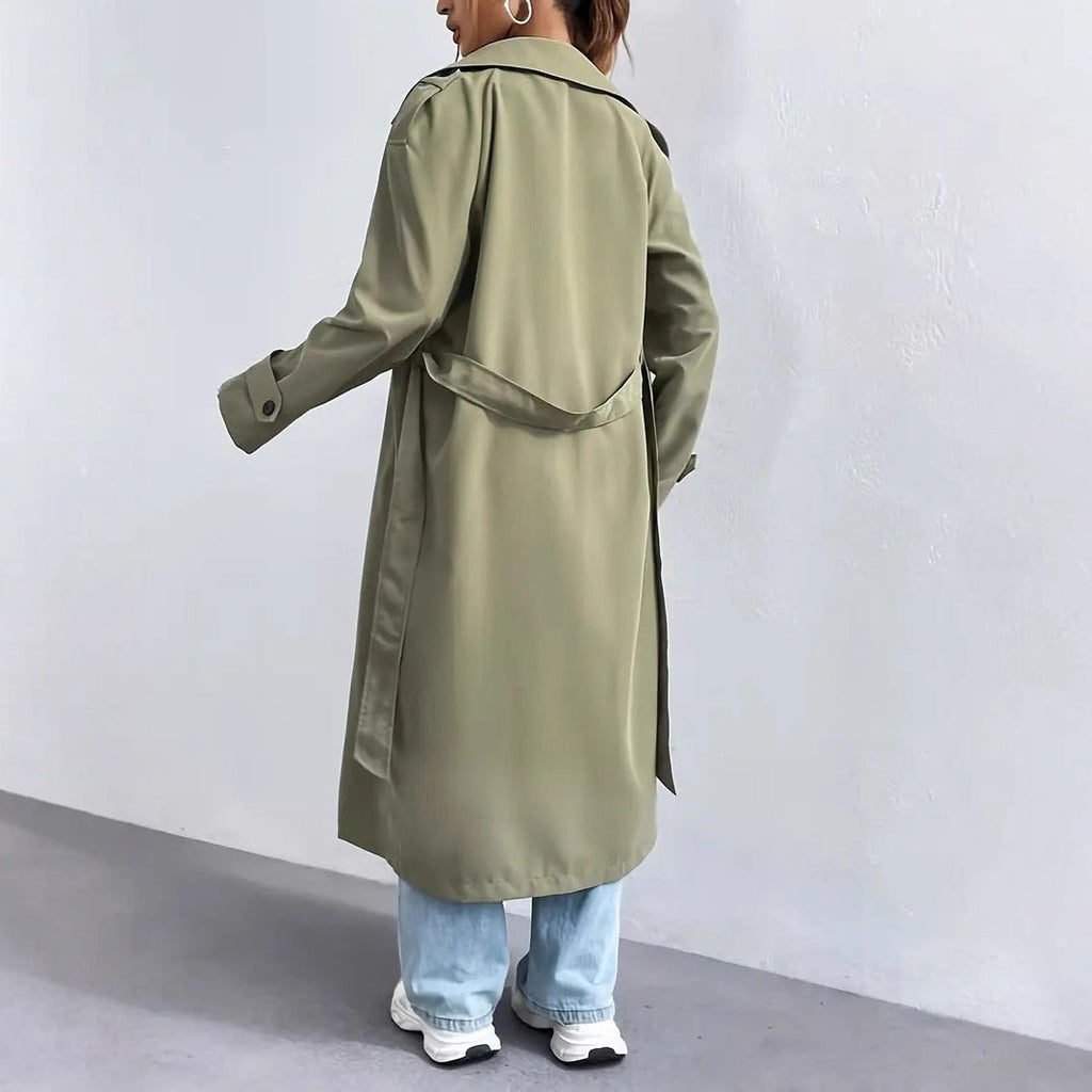 Damen Trenchcoat mit modernem Schnitt von Shopnory