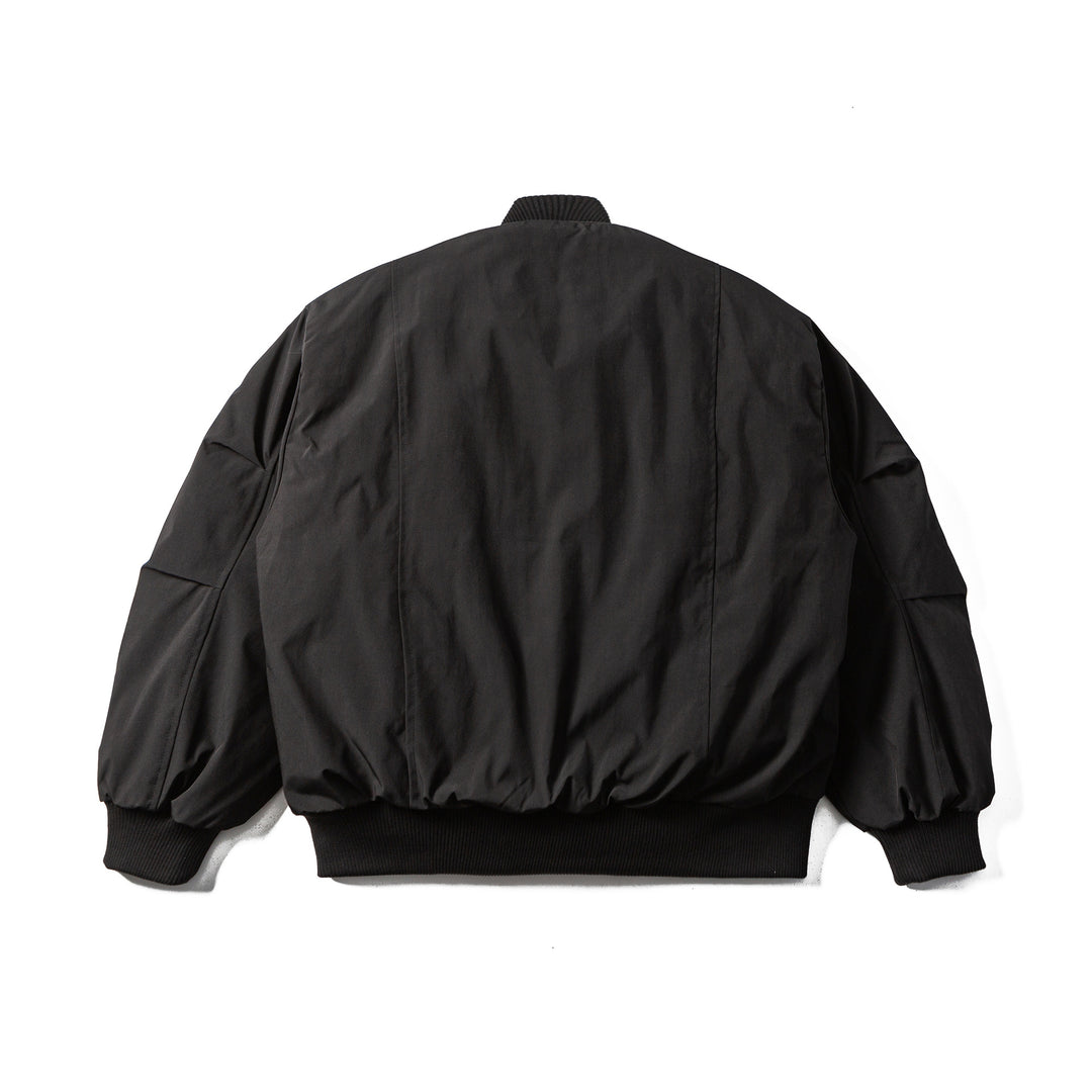 Herren Boxy wattierter Kurzblouson mit Rippenkragen und ergonomischen Eingrifftaschen Shop Nory