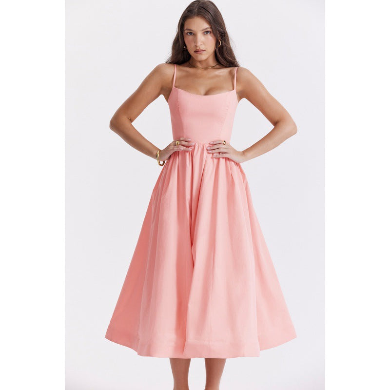Damen Maxi-Kleid mit floralem Design