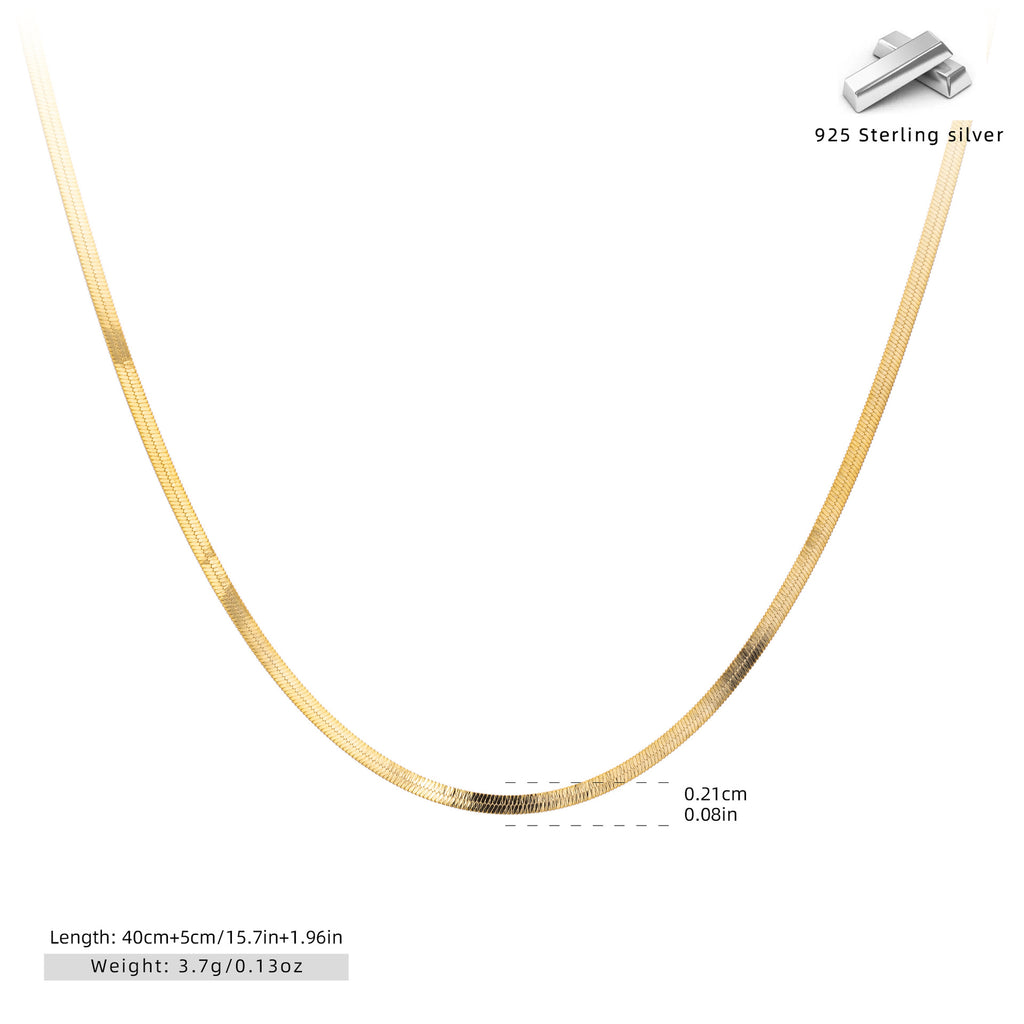 Damen feine Halskette aus hochwertigem 925 Sterling Silber Shop Nory