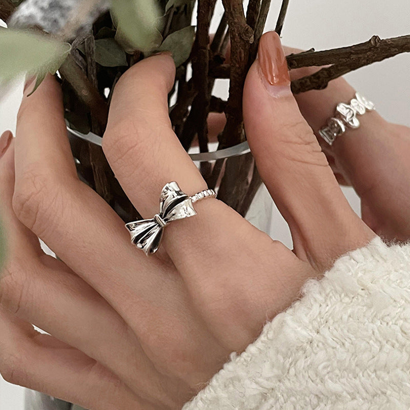 Damenring mit verspieltem Schleifenmotiv Shop Nory
