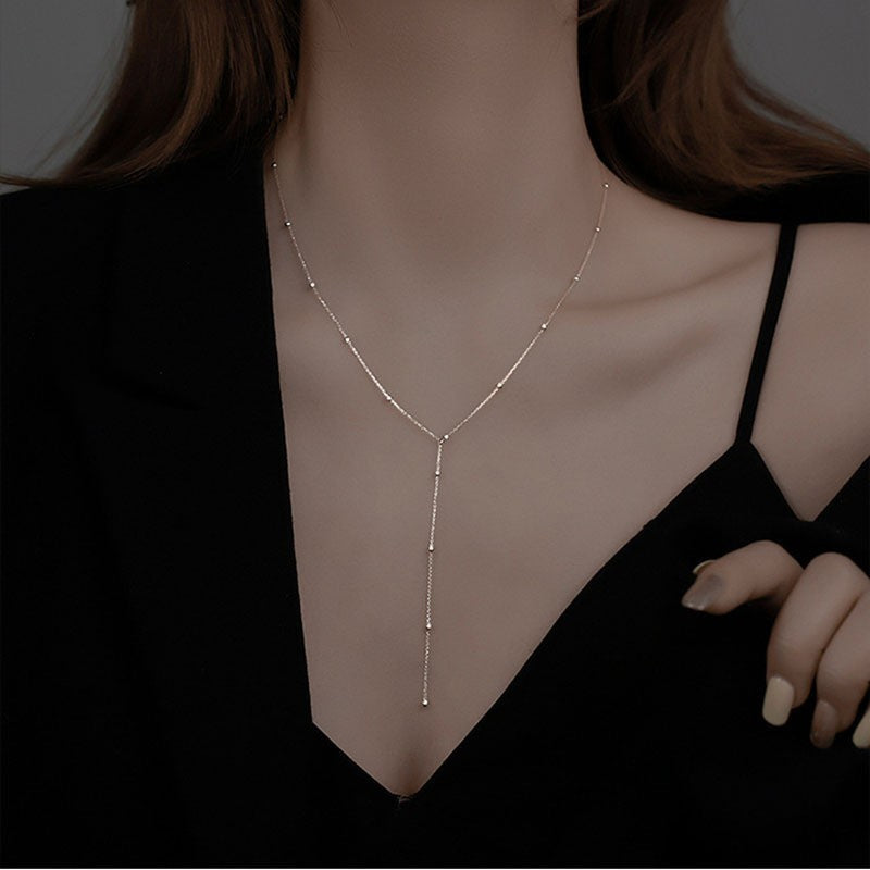 Damen Kette mit eleganten Perlen Shop Nory