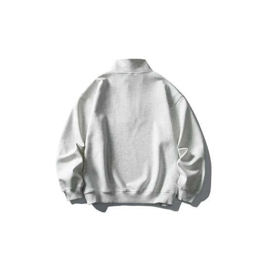Unisex Relaxed-Halbzip-Sweatshirt mit hohem Kragen und Raglannaht Shop Nory