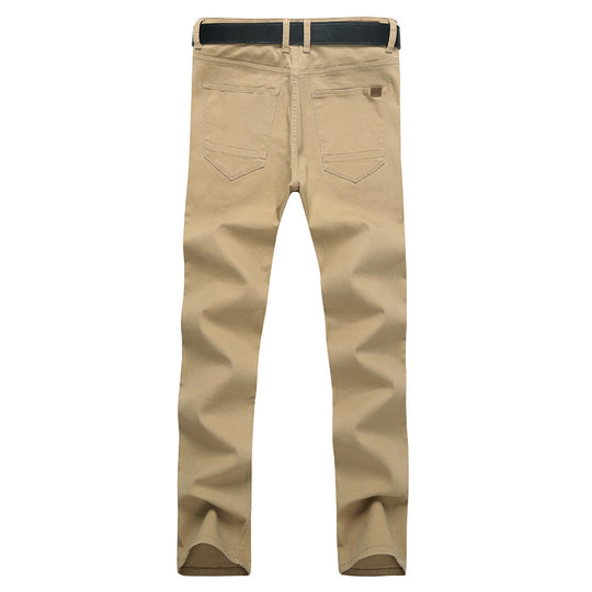 Herren Slim Fit Stretch-Hose mit elastischem Bund und geradem Bein Shop Nory