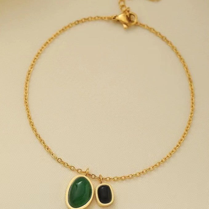 Damen Dual Pendant Statement Halskette Shop Nory