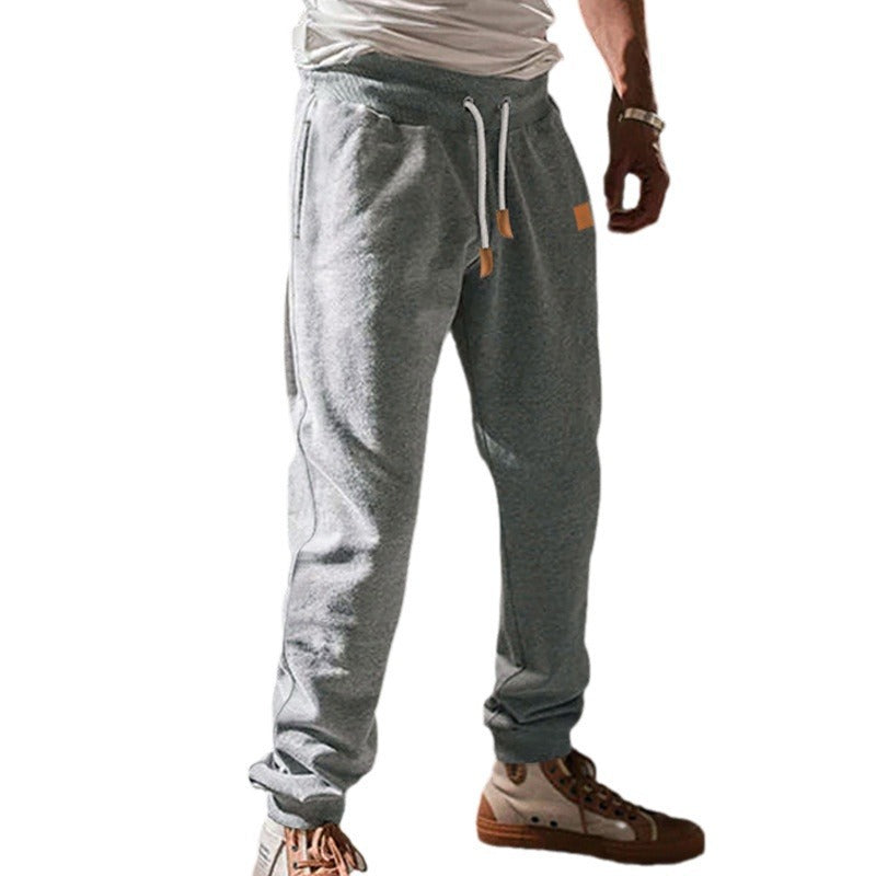 Herren Slim-Fit Jogginghose mit elastischem Bund, Kordelzug und schmalem Beinabschluss Shop Nory