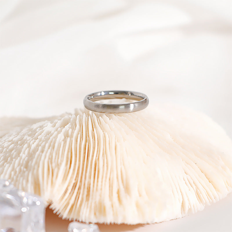 Damen filigraner Ring mit glänzendem Finish Shop Nory