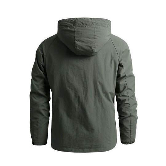 Herren Tactical-Urban Übergangsjacke mit Kapuze, Mesh-Innenfutter und verdeckten Reißverschlusstaschen Shop Nory