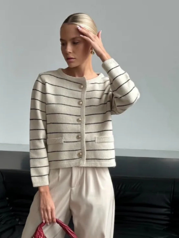 Damen Stylischer Strickblazer Shop Nory
