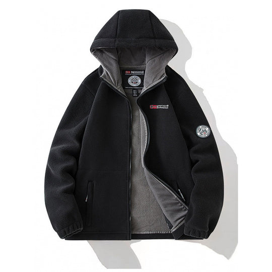 Herren Fleecejacke mit Kapuze Shop Nory 1787797345
